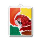 ぺぇねもんショップのベニコンゴウインコ Acrylic Key Chain