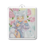 少女病棟25時の八重とさくら Acrylic Key Chain