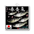 G-HERRINGの春告魚　鰊（ニシン）あらゆる生命たちへ感謝をささげます。 Acrylic Key Chain