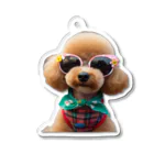 TABO1192のトイプードルのひかるくん Acrylic Key Chain