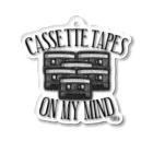 PHSG SOUND 音楽とアートのカセットテープ オンマイマインド CASSETTE TAPES ON MY MIND Ⅱ Acrylic Key Chain