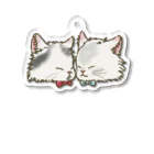 猫のきぬくんのお店のそらくんときぬくん Acrylic Key Chain