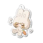 🎗💐みぃの公式グッズ屋さんのふわふわ うさぎ🐰みぃみちゃんグッズ Acrylic Key Chain