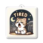 mimikkyu322のTired cat7 アクリルキーホルダー