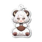 Bayuyuのもふもふちびちゃん Acrylic Key Chain