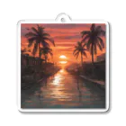 raihの夕日 Acrylic Key Chain