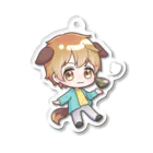 わんそこばのわんこそば(🍜) Acrylic Key Chain