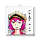 t3nde/てんでのbarely alive Acrylic Key Chain