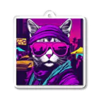 jujumarucatのROCKYCAT　サングラス２ Acrylic Key Chain