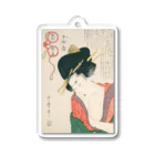 寿めでたや(ukiyoe)の浮世絵：喜多川歌麿_＜教訓親の目鑑＞ Acrylic Key Chain