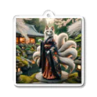 ZenCritters Sanctuaryの妖艶な妖狐 Acrylic Key Chain