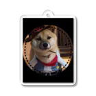 117hibikiの柴犬COOUo･ｪ･oU Acrylic Key Chain