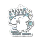 itsuto-こねこしょうしょうめんへらの「ふぁっといずねこ…？」 Acrylic Key Chain