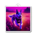 koroni@dog-shopのコロニー犬速 Acrylic Key Chain