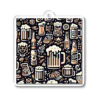 banmesyのI♡ビール2 Acrylic Key Chain