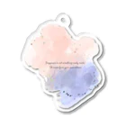 mame SHOPのKUMO☁️×名言 Acrylic Key Chain