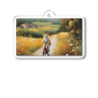 THE NOBLE LIGHTの花畑 Acrylic Key Chain