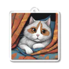 にゃんこーねこのたぬき猫 Acrylic Key Chain