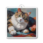 makoto240のCats LIFE Acrylic Key Chain