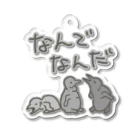 ミナミコアリクイ【のの】のなんでなん【オウサマペンギン生まれたて】 Acrylic Key Chain