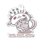 itsuto-こねこしょうしょうめんへらの「もえるごみの日」 Acrylic Key Chain