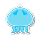 So湖いらの「BIWAKO DE JELLYFISH」ダイカットアクリルキーホルダー アクリルキーホルダー