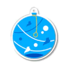 So湖いらの「BIWAKO DE WATER BALLOON」ダイカットアクリルキーホルダー Acrylic Key Chain