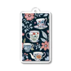 (っ◔◡◔)っ ♥ Le Petit Trésor ♥の花の詩カップ(The Flower Poetry Cup) Acrylic Key Chain