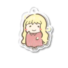 とけてるトランクわーるどのとけてる降りられないちゃん Acrylic Key Chain