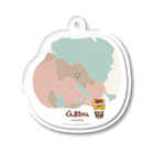 ぐんまちゃんオリジナル地図グッズのぐんまちゃん×草津キーホルダー Acrylic Key Chain