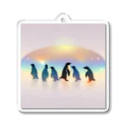 penpentagramのpenguins Acrylic Key Chain