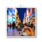 japantravelの柴犬の大坂散歩 Acrylic Key Chain