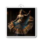 AQUAMETAVERSEの豪華な衣装ダンサーの踊りを披露　なでしこ1478 アクリルキーホルダー