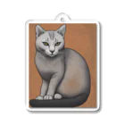 F2 Cat Design Shopのhairless cat 001 Acrylic Key Chain