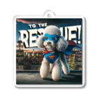 keikei5の今日の主役は、レスキュー犬のといちゃん！ Acrylic Key Chain