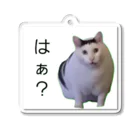 蛇縄の猫ミーム Acrylic Key Chain