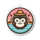 Omiya_ JAP_038のRCW_Goods_gorillaCalifornia アクリルキーホルダー