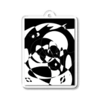 Raitaaa-Reeの黒色世界 Acrylic Key Chain