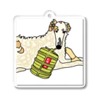 Dogs_sukiのボルゾイ Acrylic Key Chain