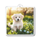 DOG SHOP🐕のふわふわワンちゃんグッズ Acrylic Key Chain