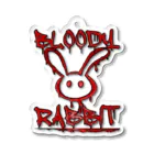 Ａ’ｚｗｏｒｋＳのらくがきBLOODYRABBIT Acrylic Key Chain