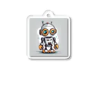 Freedomのかわいいロボットのイラストグッズ Acrylic Key Chain