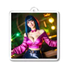 STILZKINのCuteOrientalGirl-C Acrylic Key Chain