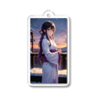 kimono_musume  AI artのscene5 Acrylic Key Chain