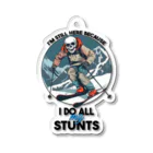 Stylo TeeのI'm Still Here Because I Do All My Stunts Acrylic Key Chain