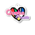 QueenRosetteのクイロゼハート　 アクリルキーホルダー