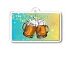 ハルトオドルのビールで乾杯 Acrylic Key Chain