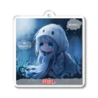 Original-Marketの肝試し【Cute Ghost】 Acrylic Key Chain