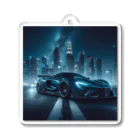 556わーくすのスポーツカーと夜景② Acrylic Key Chain