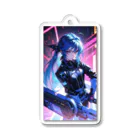 DRILLERのサイバーパンク　2次元美少女 Acrylic Key Chain